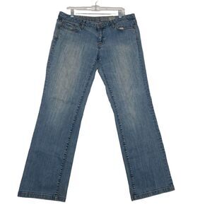 Vintage Converse Womens Size 14 Jeans 1974 Hip Huggers Blue Denim Hong Kong